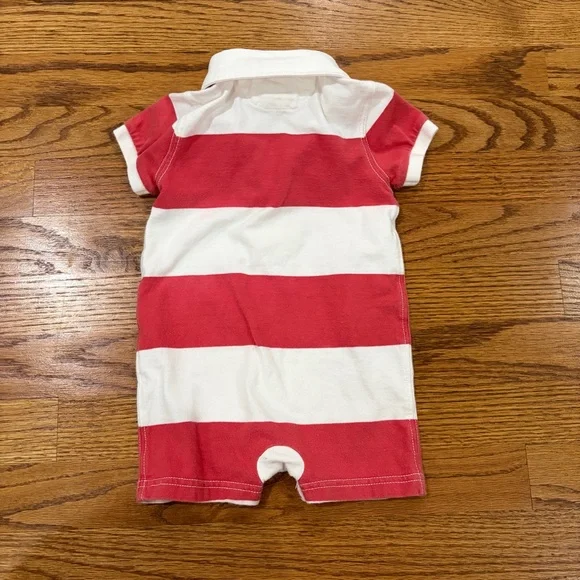 RL Striped 9M Onesie - Picture 2 of 5